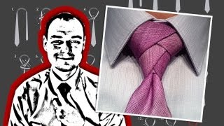 How to Tie a Necktie Eldredge Knot [upl. by Mirth]