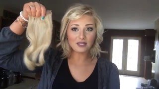 How To Blend Short Hair With Queen C Hair Extensions [upl. by Gernhard414]