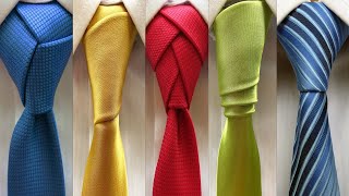 Top 5 ways how to tie a tie [upl. by Elockin]