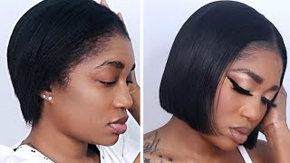 Adding Extension To Your Short HairBLACK WOMEN [upl. by Ekrub]