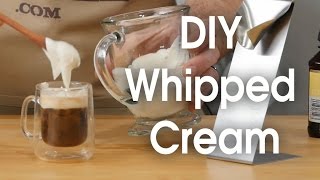 DIY whipped cream in 60 seconds [upl. by Dino515]