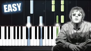 Oasis  Wonderwall  EASY Piano Tutorial by PlutaX [upl. by Roseline]