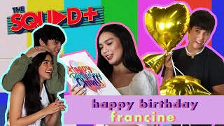 BIRTHDAY SURPRISE FOR FRANCINE  The Squad [upl. by Nahk]