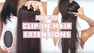 How to Clip In Luxy Hair Extensions [upl. by Kablesh]