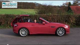 Mercedes SLK review  CarBuyer [upl. by Elleyoj]