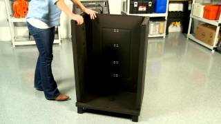 Keters RattanStyle Base Cabinet  Assembly Video [upl. by Payson]