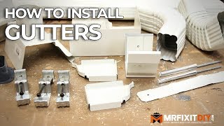 HOW TO INSTALL GUTTERS  A DIY GUIDE [upl. by Pernas]