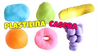 Plastilina Casera para Niños SIN COCINAR PLAY DOH Casero [upl. by Annavoig]