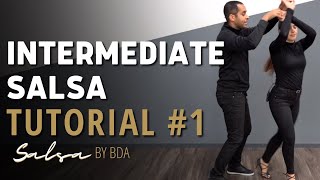 Intermediate Salsa Tutorial  Learn How To Salsa Dance With A Partner  Demetrio amp Nicole [upl. by Wallas216]