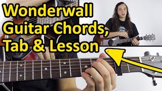 How to play Wonderwall  Chords amp Tabs [upl. by Marris78]