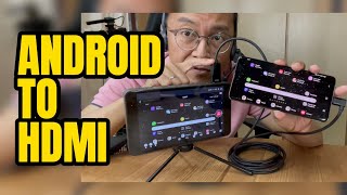 How to Mirror Android USBC to HDMI CableCreation for live streaming [upl. by Ferdinande]