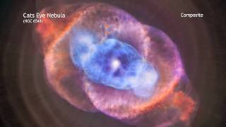 Cats Eye Nebula in 60 Seconds Plus HIGH DEFINITION [upl. by Nnahgem]