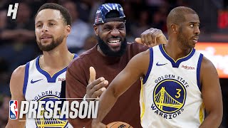 Los Angeles Lakers vs Golden State Warriors  Full Game Highlights  2023 NBA Preseason [upl. by Asyle]