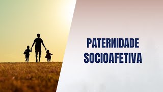 Paternidade socioafetiva [upl. by Attevad]