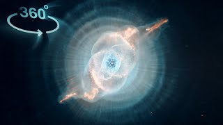 The Cat Eyes Nebula  360° VR Space Travel 2023 [upl. by Clover192]