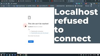 Localhost refused to Connect  This Site Cant be reached  Wamp Server [upl. by Tterrej]