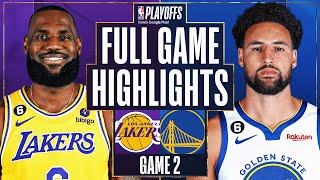 7 LAKERS at 6 WARRIORS  FULL GAME 2 HIGHLIGHTS  May 4 2023 [upl. by Brand513]