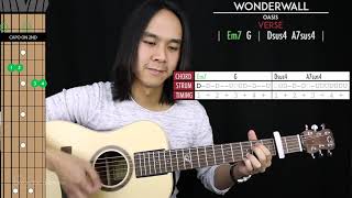 Wonderwall Guitar Cover Acoustic  Oasis 🎸 Tabs  Chords [upl. by Einegue465]