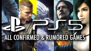 PlayStation 5 All CONFIRMED amp Rumored Games Coming [upl. by Shoifet]