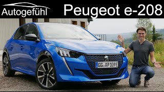 Peugeot 208 EV FULL REVIEW 2020 new e208 2020  Autogefühl [upl. by Westbrook483]