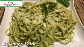 ESPAGUETI VERDEDELICIOSA RECETA [upl. by Loree]