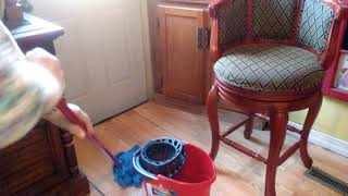 My Review O Ceder Quick Wring Mop amp Bucket [upl. by Anirazc]