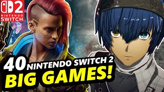 Nintendo Switch 2 All LEAKED and Confirmed Games [upl. by Pouncey]