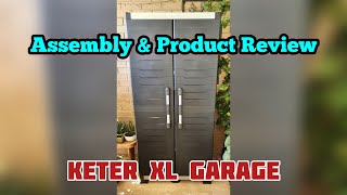 Product Review  Keter XL Garage [upl. by Esinart]