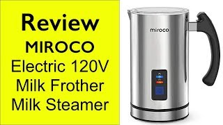 Review Miroco Milk Frother  How to make froth milk at home [upl. by Niela]