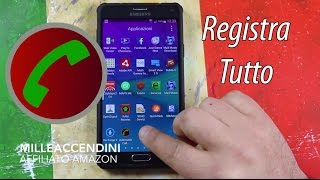 Come registrare una chiamata app GRATIS telefonate registrate [upl. by Adnauq]