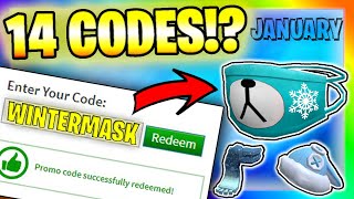 14 Codes ALL NEW PROMO CODES in ROBLOX January 2024 [upl. by Glogau995]