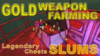 GOLD WEAPON FARMING In Dying Light  Using Hard Locked Chests Legendary Chest Locations In Slums [upl. by Jobyna]