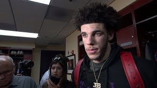 Lonzo Ball blames shot for bad night talks loss to 76ers Joel Embiid Ben Simmons  ESPN [upl. by Desdamona]