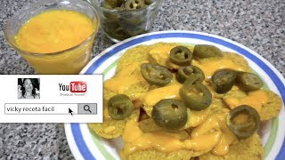 NACHOS CON QUESO  Vicky Receta Facil [upl. by Eladnar]