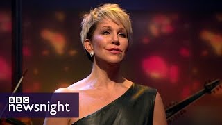 Joyce DiDonato performs Handels Lascia chio pianga live  BBC Newsnight [upl. by Nalac544]