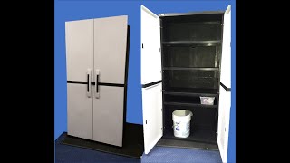 How to Assemble Keter XL Utility Cabinet [upl. by Aietal]