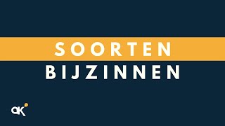 De verschillende soorten bijzinnen [upl. by Ayanad]