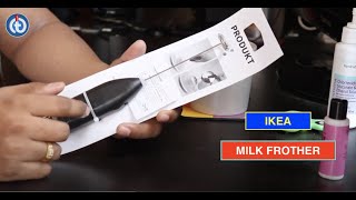 IKEA MILK FROTHER Review amp Battery Installation [upl. by Romeon]