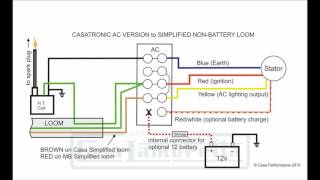 Casatronic ignition Lambretta wiring diagrams English Version [upl. by Moneta]