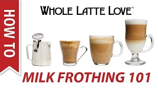 Milk Frothing for Beginners [upl. by Mmada230]