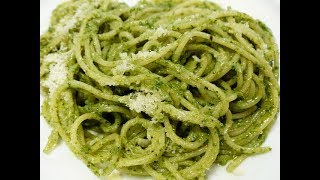 Cómo hacer ESPAGUETI VERDE  receta fácil y deliciosa [upl. by Tiloine459]