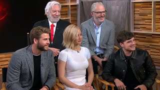 Hunger Games Cast Share Film Secrets [upl. by Colston]