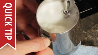 How to AutoFroth Milk for Lattes [upl. by Etnoid]