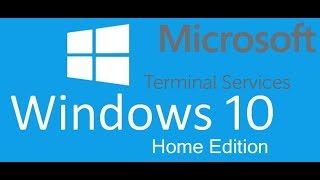 Fix Windows 10 Home RDP [upl. by Siuluj]