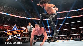 FULL MATCH Brock Lesnar vs Seth Rollins  Universal Title Match SummerSlam 2019 [upl. by Baryram]