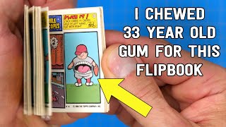 I chewed 33 year old GUM for this flipbook 🤮 [upl. by Tripp]