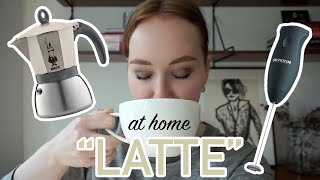 HOW TO MAKE A quotLATTEquot AT HOME moka pot  frother [upl. by Melba]