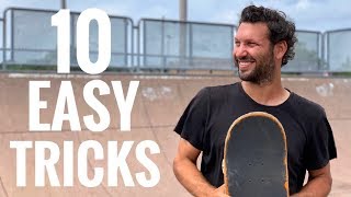 10 EASY Mini Ramp Tricks ANYONE Can Learn [upl. by Mighell]