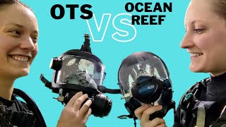 Everything You Need to Know About Full Face Mask Diving Pros and Cons  OTS vs Ocean Reef [upl. by Ardnajela169]