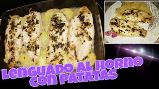 Lenguado al Horno con Patatas 🐟🥔 Receta SaLuDabLe [upl. by Nordgren]